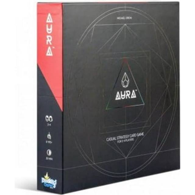 Aura | Ultimate Family Strategy Game | 2 - 4 Players | Fun Abstract Deck Deconstruction Game