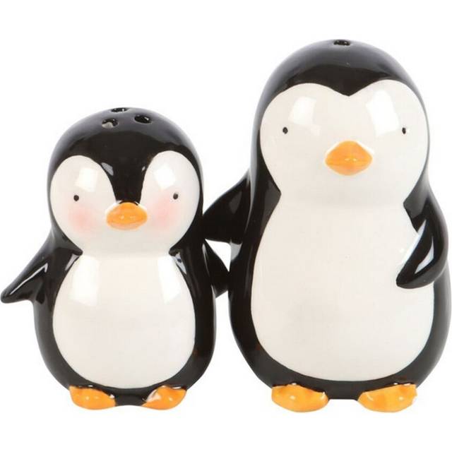 Something Different Penguin Salt and Pepper Shakers - Black/white - one size