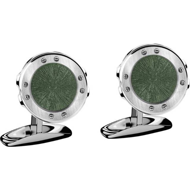 Chopard Stainless Steel Alpine Eagle Cufflinks - Green - One size