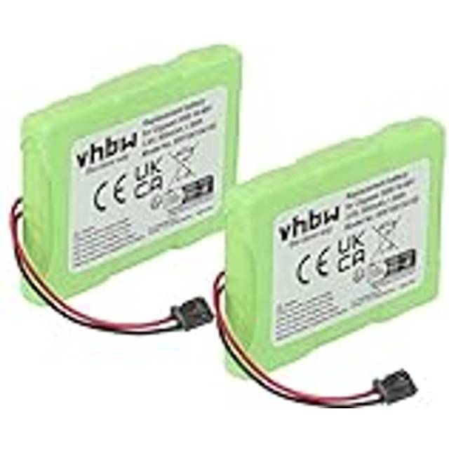 Vhbw - 2x Battery Replacement for Siemens V30145-K1310-X143 for Wireless Landline Phone (500mAh, 3.6 v, NiMH)