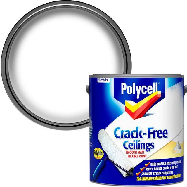 Polycell Crack - Free Ceilings - Smooth Matt 2.5L - 5084975