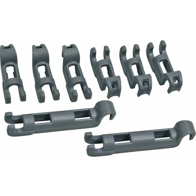 Bosch dishwasher lower basket plate rack clips flip bearings genuine 611472