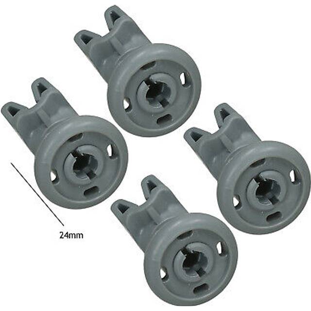 Upper basket dishwasher wheel runner castor for kenwood logik montpellier x 4