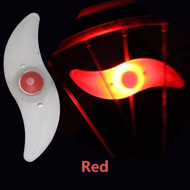 (a-Red) Reflective Bicycle Spoke Light, Mountain Road Bike Flashlights LED Tyre Tire Caps Wheel Lamp Supper Bright for Safety Warning