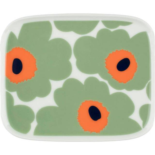 Marimekko - Assiette à dessert Assiettes - Vert - Grès - Designer Maija Isola