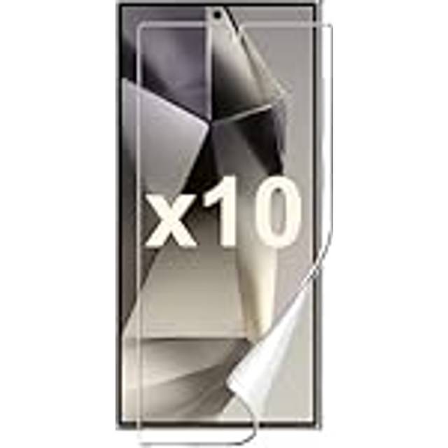 10 Pack Soft PET Film Screen Protector Guard for Samsung Galaxy S24 ULTRA Bulk
