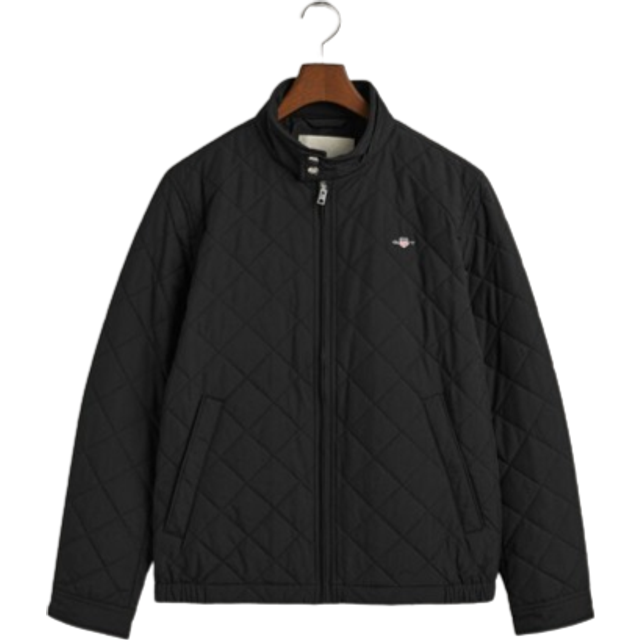 Gant Quilted Windcheater Jacket - Black