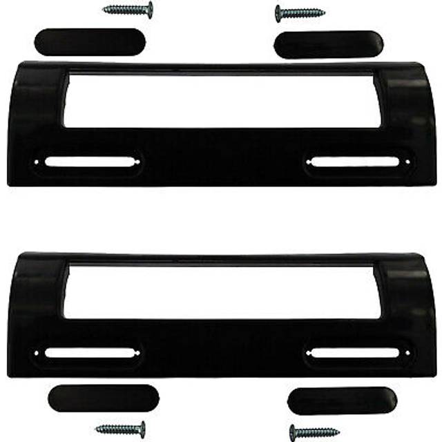 Universal fridge freezer door handle black adjustable 80 - 150mm x 2