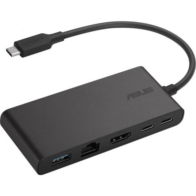 ASUS Dual 4K USB-C Dock - Dockningsstation - USB-C - HDMI, USB-C - 1GbE
