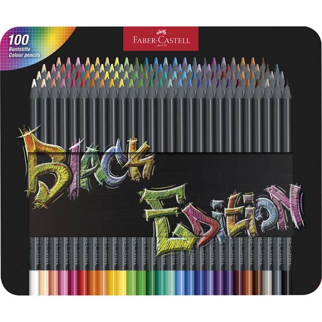 Faber-Castell Black Edition Colour Pencils Tin of 100