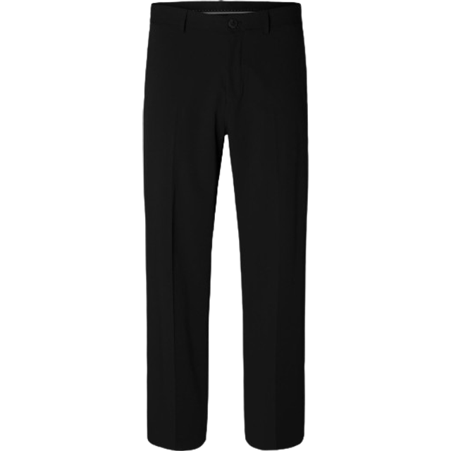 Selected Liam 220 Loose Fit Trousers - Black