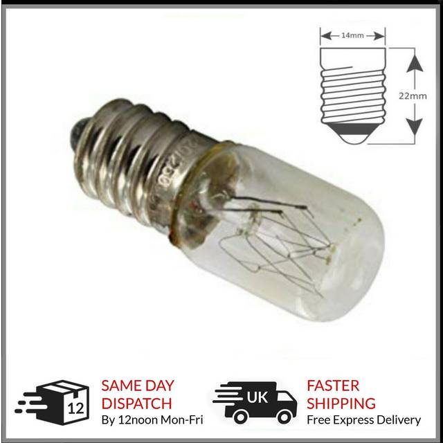 15w refrigerator fridge freezer appliance pygmy ses e14 screw in bulb 15 watt