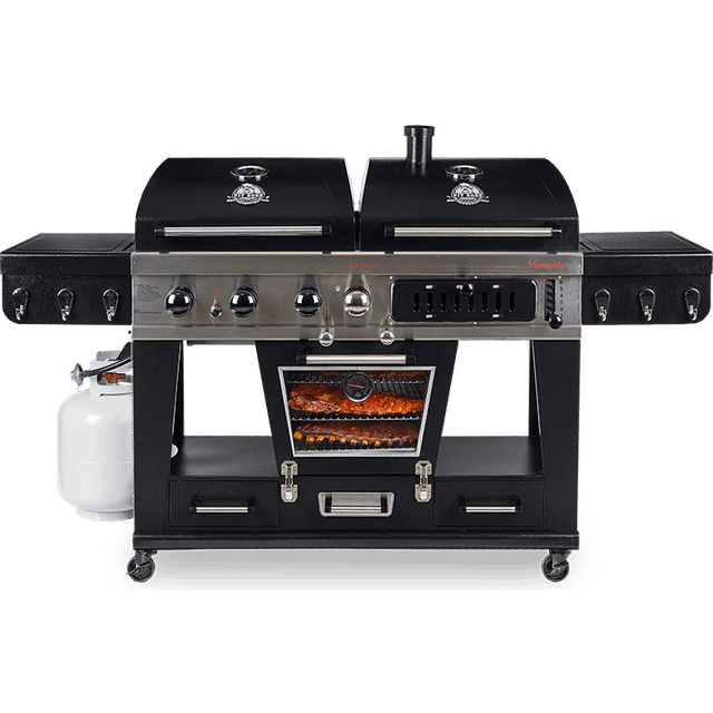 Pit Boss Memphis 1.0 Ultimate Combo Smoking BBQ Grill WITH COVER AND REGULATOR