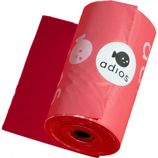 (One Size, Hot Pink) Adios Dog Poop Bags