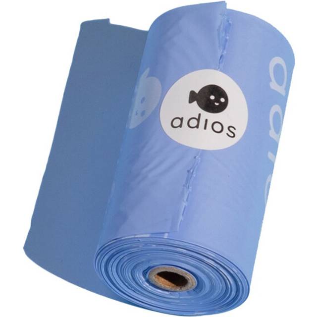 (One Size, Cornflower Blue) Adios Dog Poop Bags