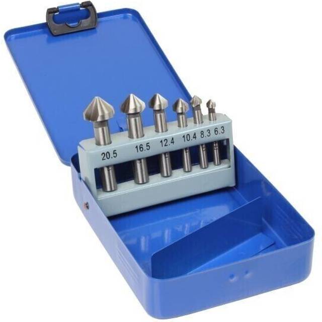 US PRO 6 Piece HSS Countersink Set