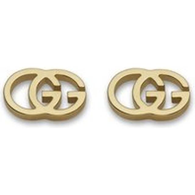 Gucci GG Running 18ct Yellow Gold Stud Earrings
