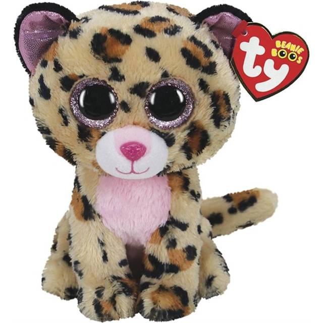 Ty Beanie Boo: Livvie Leopard (Medium)