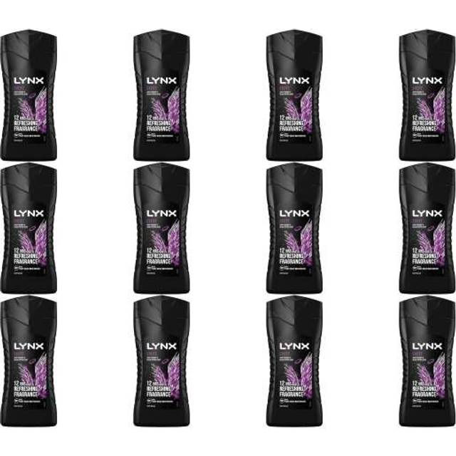 Lynx Excite Shower Gel, 225ml (Pack of 12)