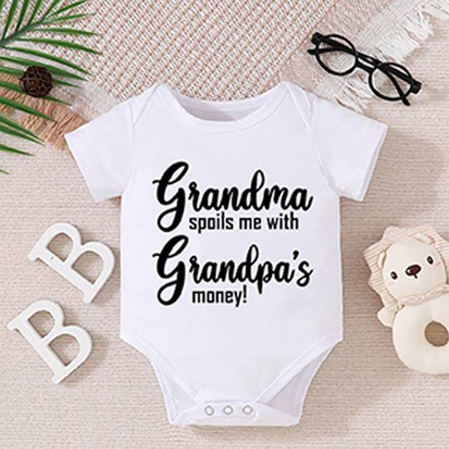 SHEIN Baby Boy One Piece Bodysuit Short Sleeve Crawling Clothes