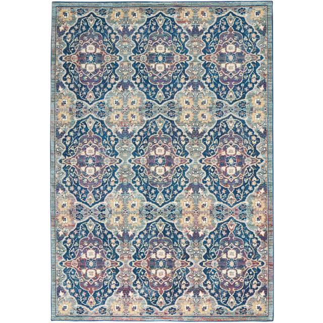 Ankara global - Area Rug - Blue (Rectangle 5&#39;3&#34; x 7&#39;6&#34;)