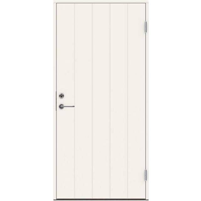 Ytterdörr Swedoor Cleverline P-100 Vit NCS-S 0502-Y (standard) (9 x 20, Högerhängd)