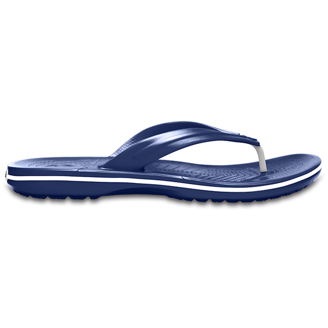 Crocs Crocband Flip-Sandalen – Unisex Flip-Sandalen für Erwachsene – Wasserdichte, schnell trocknende Flip-Flops – Navy – Größe 38-39
