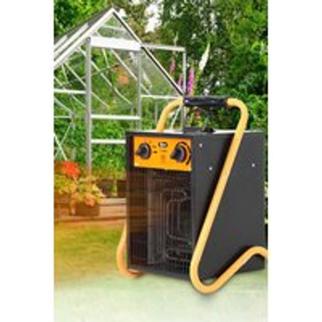 9KW Electric Fan Heater for Agricultural Use - Yellow - One Size