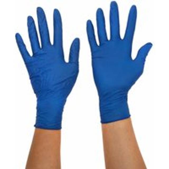 Shield Powder-Free Vinyl Gloves Large Blue (Pack of 100) GD13-L