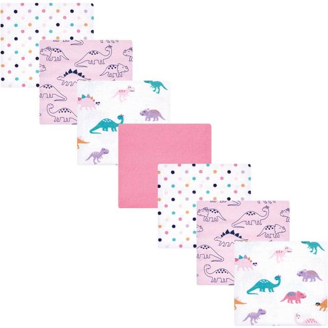 Hudson Baby Unisex Baby Cotton Flannel Receiving Blankets Bundle  CuteASaurus  One Size