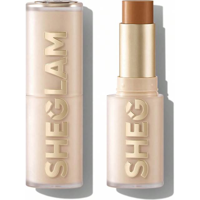 SHEGLAM Skin Magnet High Coverage Foundation Stick-Earth Long-Lasting Poreless Flawless Easy To Use Full Coverage Foundation Stick For All Skin Type Non-Fadin