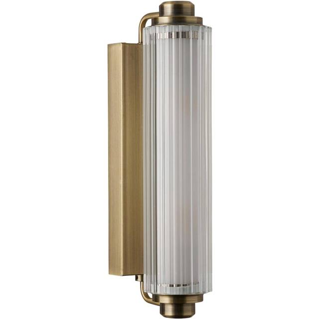 Nordlux Vägglampa Nimal Double, IP44, plast, metall, mässing