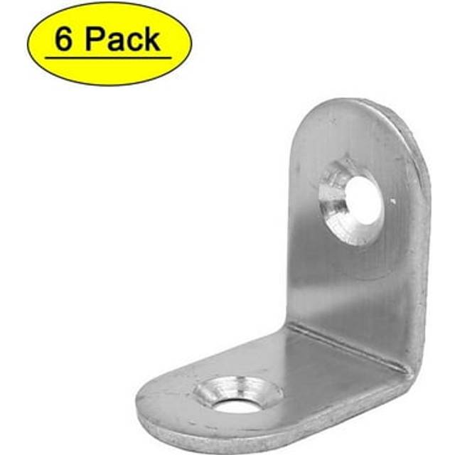 20mmx20mm stainless steel 2 holes right angle bracket corner brace 6pcs