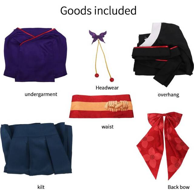 (M) Costume Cosplay Senrenbanka Set Game Fashion Popular Halloween Party Fans Gift