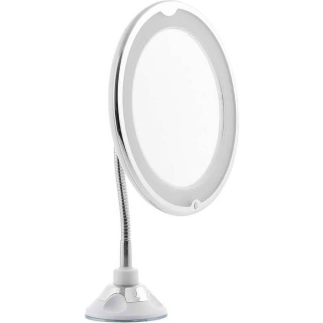 InnovaGoods Mizoom Magnifying Mirror - Bedste makeup spejl med lys - Dinskønhed.dk