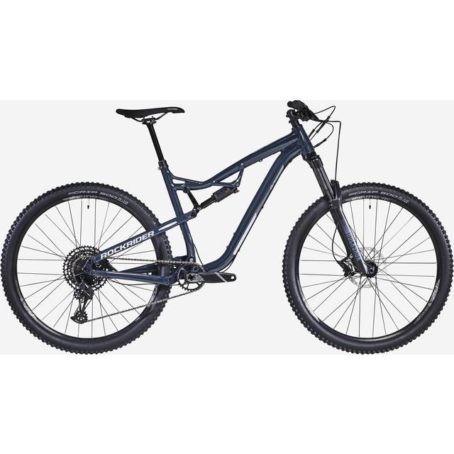 Mountain Bike Full Suspension Rockrider Am 50 SRAM Sx - Black - Grey