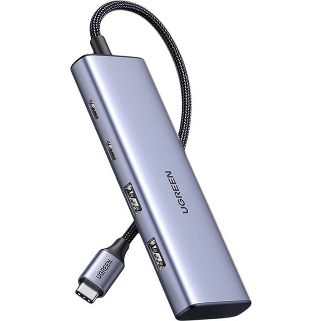 UGREEN USB C Hub 2 USB C och 2 USB A portar för MacBook, Surface, Galaxy.