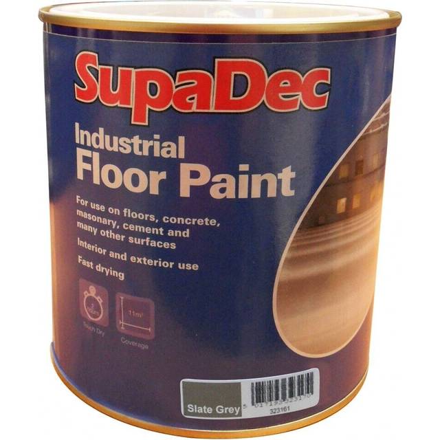 SupaDec Interior Exterior Other Surfaces Floor Paint 1L Slate Grey