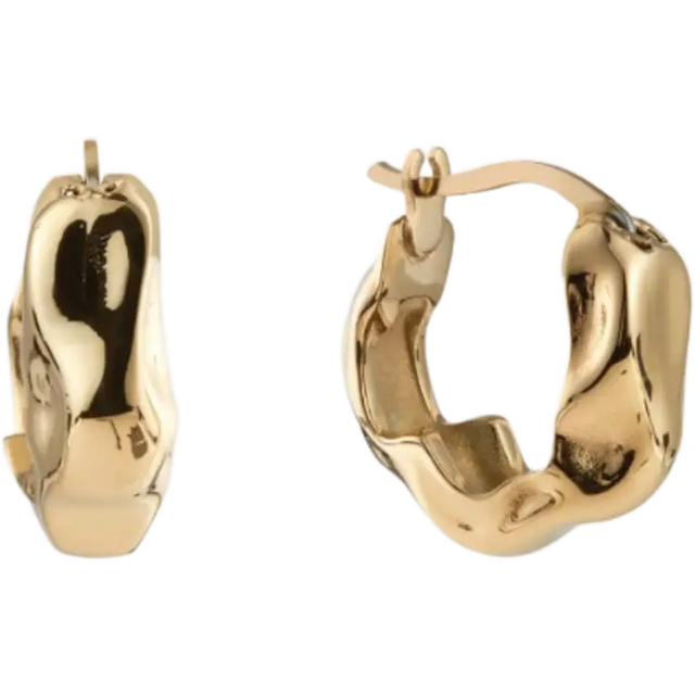 Bold hoops large gold