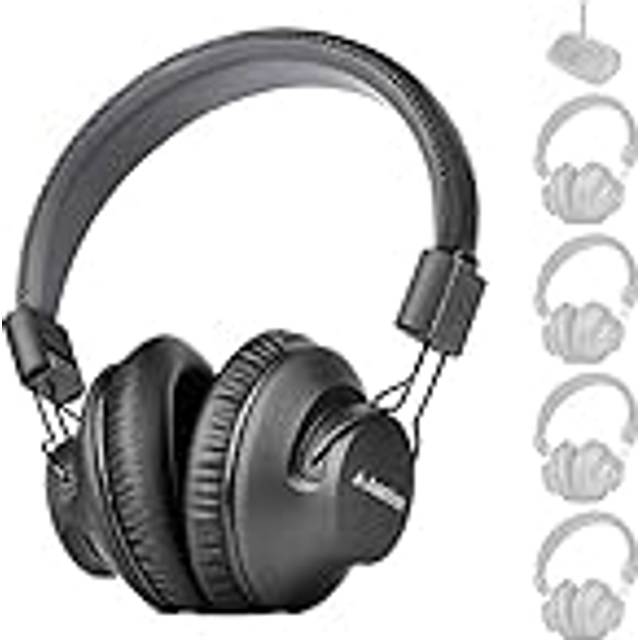 Avantree Q5049-RX, ett tillägg 2.4G RF trådlösa hörlurar (Audition) flera lyssningssystem, kompatibel med [Quartet, Audiplex, Duet], upp till 100 hörlurar