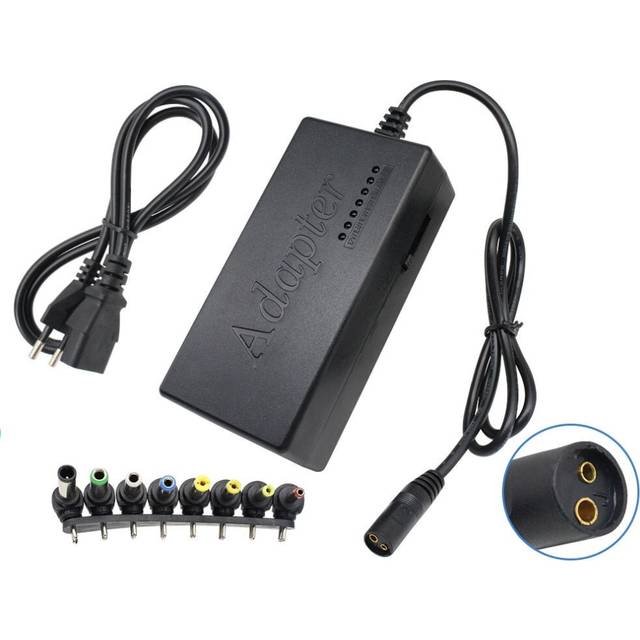 (US) 12V/15V/16V/18V/19V/20V/24V 4.5A Universal Laptop Charger 96W AC Adapter Power Supply oshiba Lenovo Notebooks