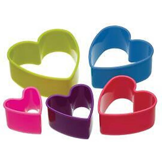 Colourworks heart cookie cutters - set of 5