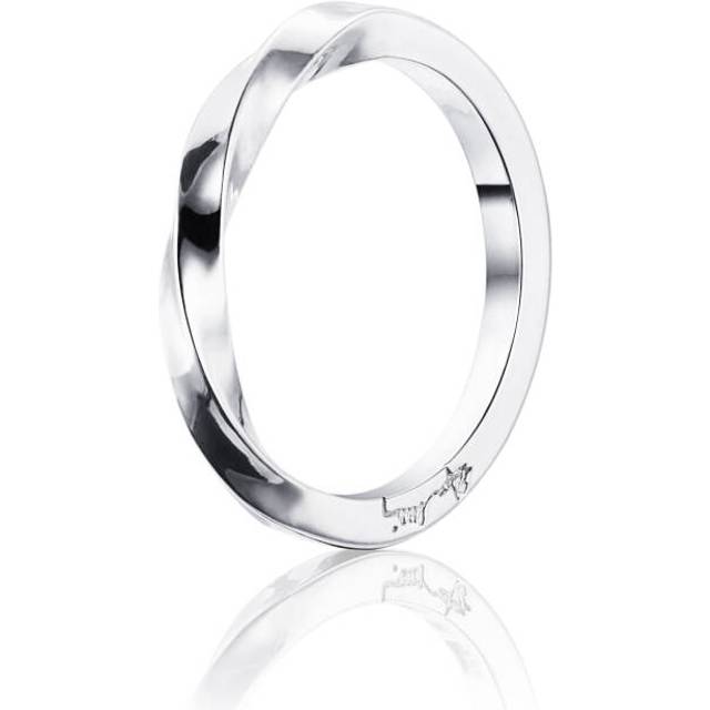 Viking Plain Ring Vitguld 16.50 mm