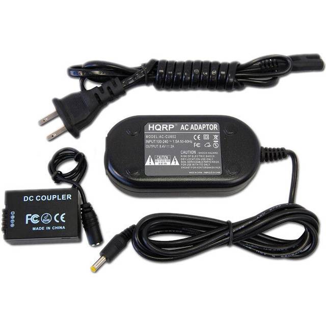 Hqrp Ac Adapter And Dc Coupler For Panasonic Lumix Dmc-fz48 Dmc-fz100 Dmc-fz150