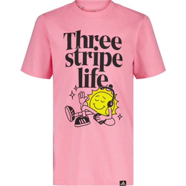 Kid's T-shirt adidas Positivity Table Graphic - Rose