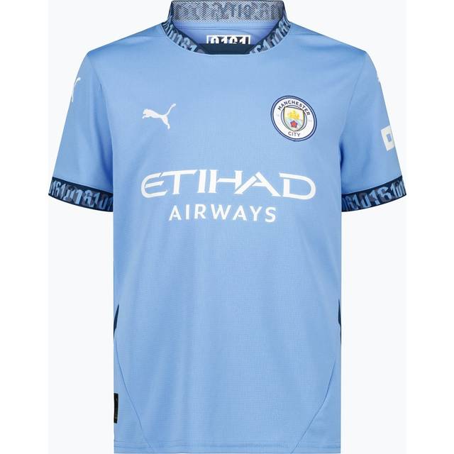 Puma Manchester City 24/25 Home Jersey Youth, Blue, Size 13-14Y, Clothing
