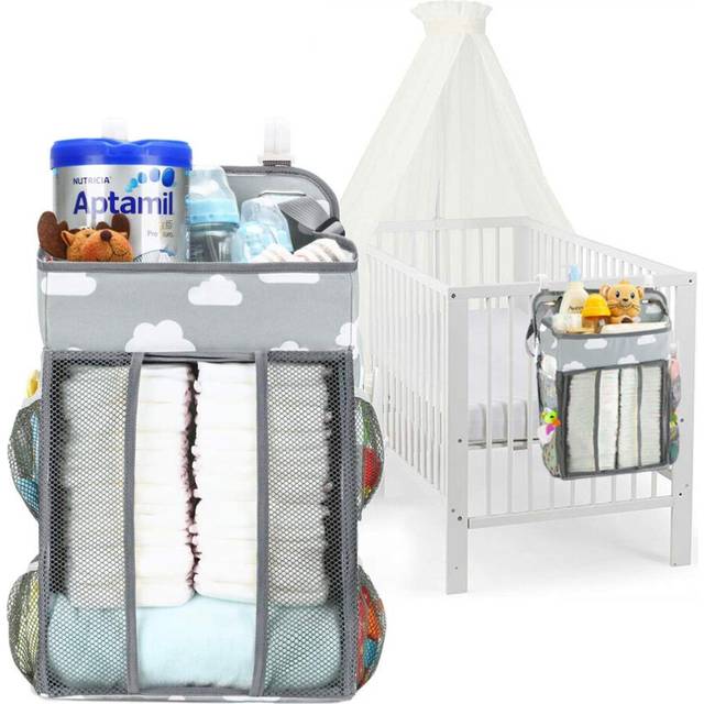 Hanging Diaper Organizer, Baby Diaper Caddy Organizer, Hanging On Baby Crib, Car, Changing Table Or Wall