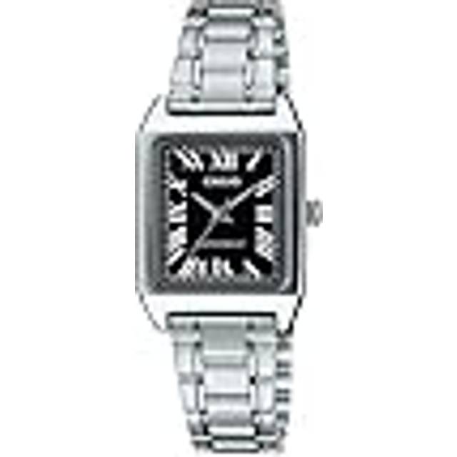 Casio Standard Analog Leather Strap Black Dial Quartz LTP-E176L-1A Women's Watch