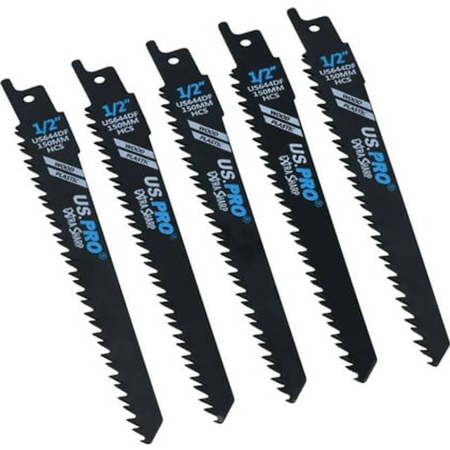 150mm Reciprocating Saw Blade 5 Tpi Cutting Wood Plastic Sharp Fast Cut