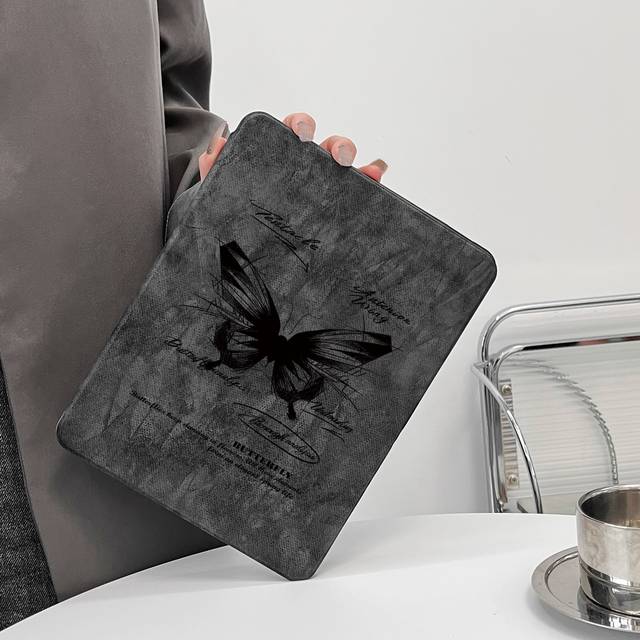 SHEIN Butterfly Pattern Case Compatible With IPad Compatible With IPad 9th Gen/IPad 10th Generation